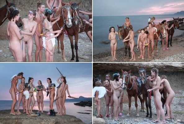 Mystical Horsey Riders Series photos - nudism in the world