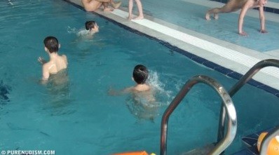Poolside activities 1 Full HD - nudism in the world