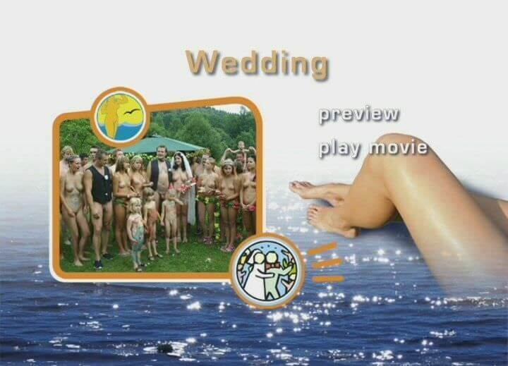 A wedding in a nudist collective - nudism in the world