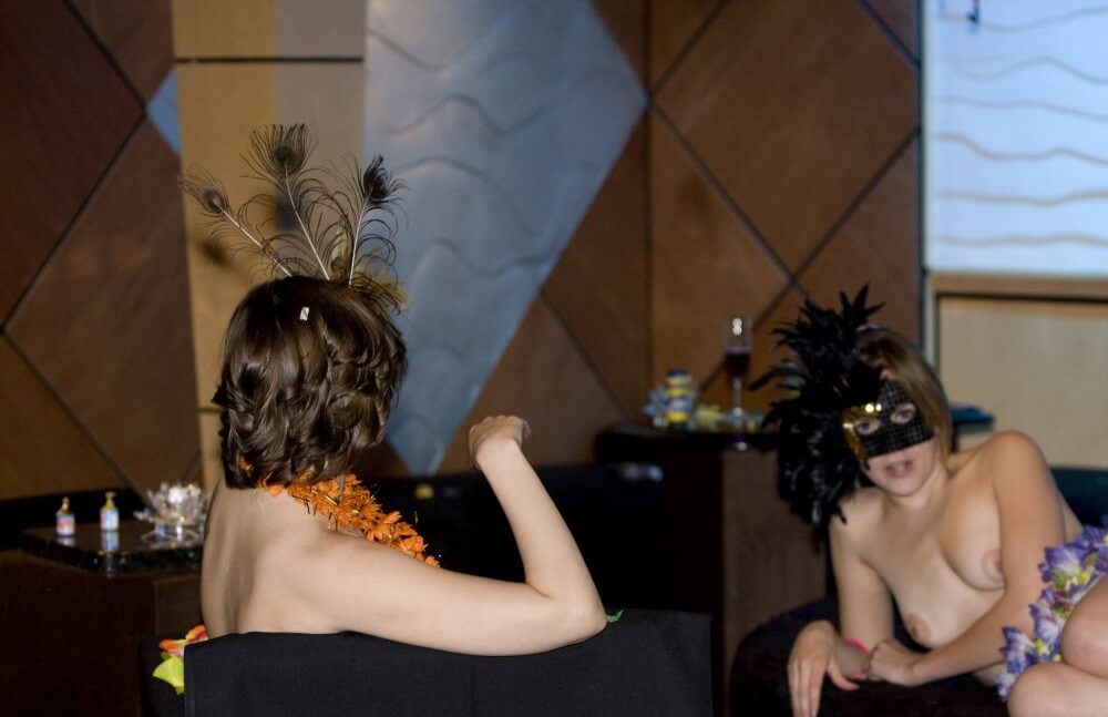 Masquerade Lounging photos - nudism in the world