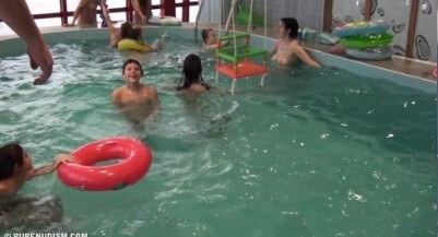 Indoor Swim Exercise 2 Full HD video - nudism in the world