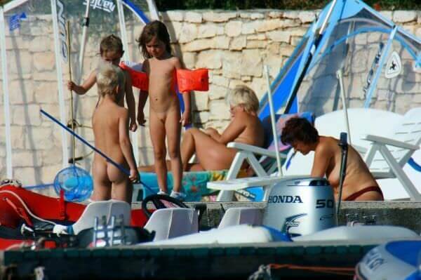 By the boat photos - nudism in the world