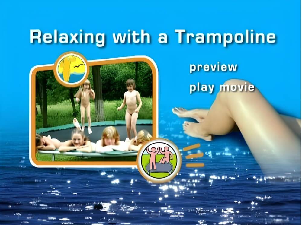 Naturist Freedom: Relaxing with a trampoline DVD - nudism in the world